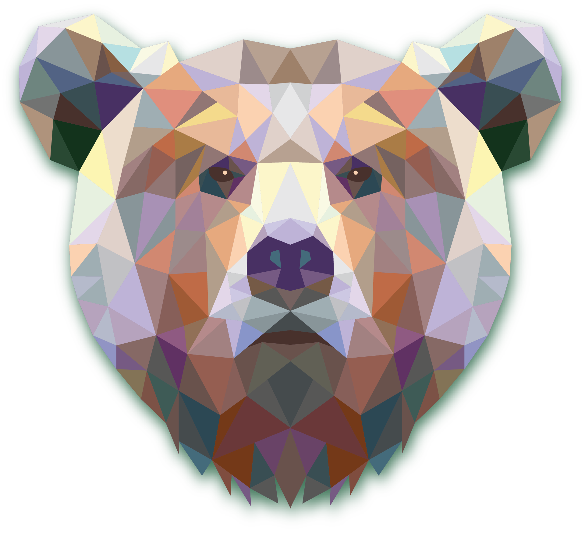 Low-poly bear icon representing Accommodation in Aspire’s Dream BLDRS™ Strengths leadership and conflict-management curriculum.