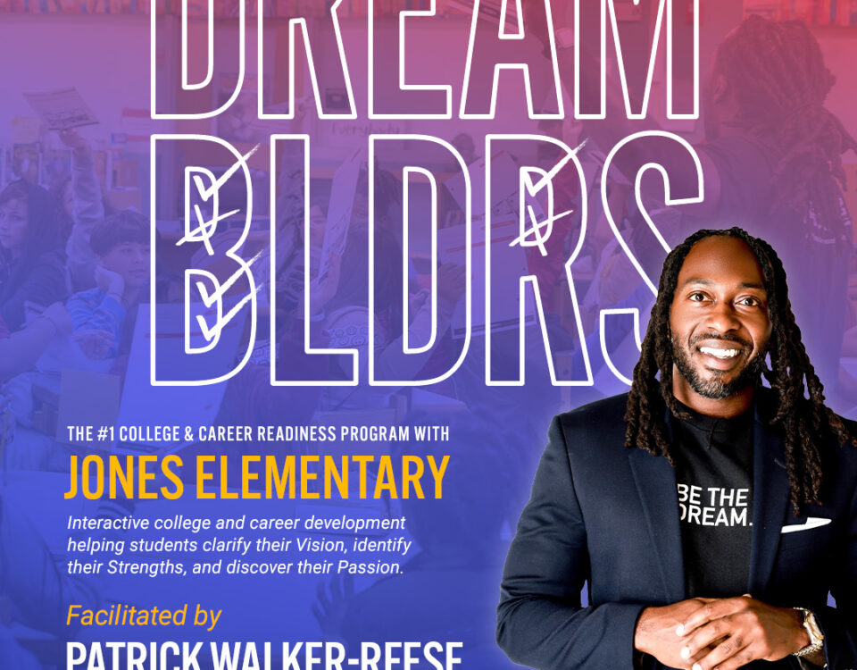 Interactive college and career development programming that helps Jones Elementary students clarify their Vision, identify their Strengths, and discover their Passion.